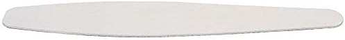 ForPro Professional Collection Expert One & Done Wood File, White 150 Grit/Zebra 180 Grit, Manicure & Pedicure Nail Files, 7” L x 1.25“ W, 50-Count