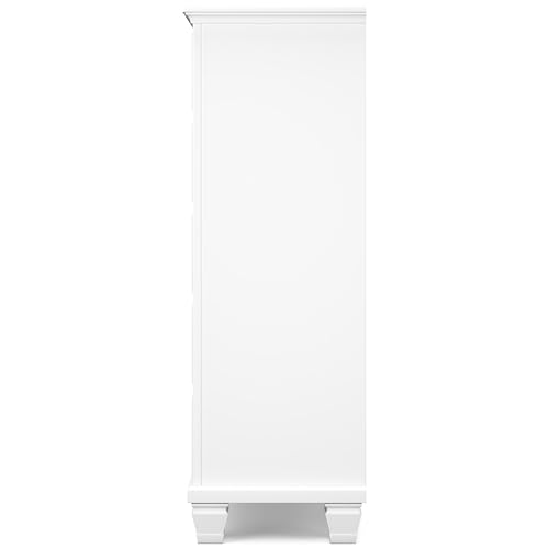 Signature Design by Ashley Fortman Casual 5 Drawer Chest for Bedroom, White