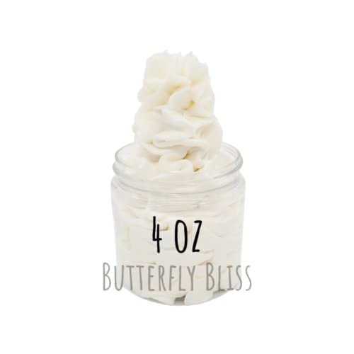 Coconut Whipped Body Butter, natural lotion, organic, 8oz jar, made with shea butter, mango butter, coconut oil, almond oil