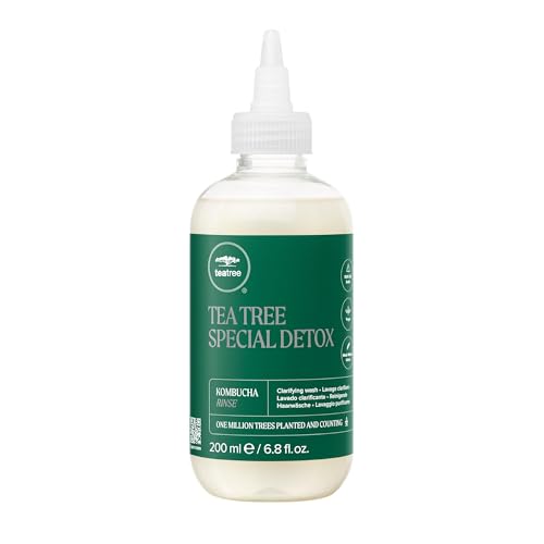 Tea Tree Special Detox Kombucha Rinse, Removes Buildup, Adds Shine, For All Hair Types