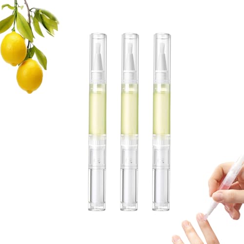 Nail 𝐆𝐫𝐨𝐰𝐭𝐡 Pen, 𝐒𝐭𝐞𝐦 𝐂𝐞𝐥𝐥 Nail 𝐆𝐫𝐨𝐰𝐭𝐡 Pen, Cuticle Oil for Nails - Strengthen Brittle Nails, Promote Fast-growth, Portable Pen for Healthy NailS (3pcs)