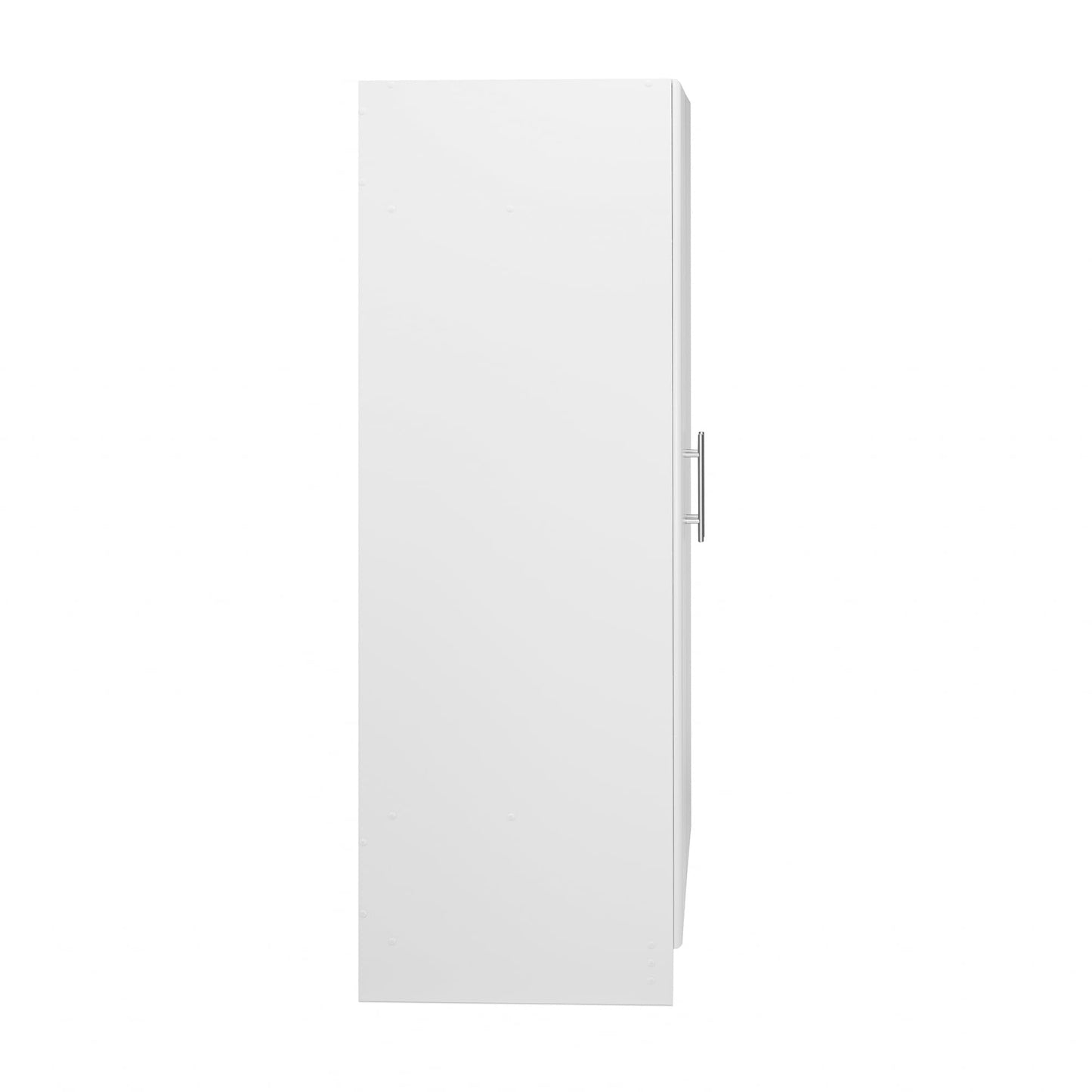 Prepac Armoir, Elite 32"W x 65"H x 24.5"D White Wardrobe Closet & Cabinet - Functional Clothes Storage with Hanging Rail, Armoire Wardrobe