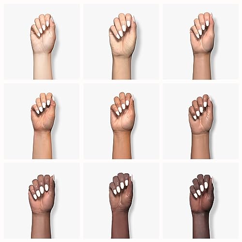 Gelish Mini Gel Nail Color, Polish Collection, Long-Lasting Soak Off, Vibrant Color, Professional Quality, High Shine, Chip-Resistant (Sheek White - 9mL)
