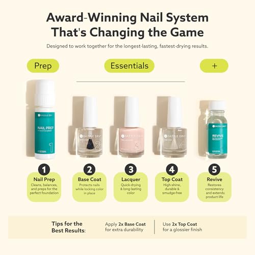 Dazzle Dry Nail Lacquer (Step 3) - Hey, Sexy! - A shade-shifting pink plum with metallic copper shimmer. Full coverage metallic. (0.5 fl oz)