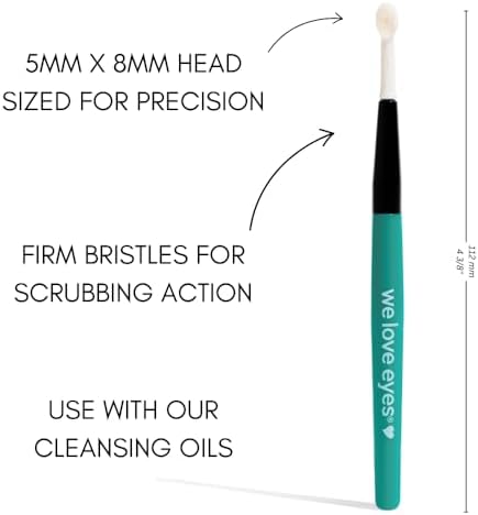 We Love Eyes - Eyelid Margin Scrub Brush - Ideal for scrubbing Away Debris and Eyelid Margin Cleansing.