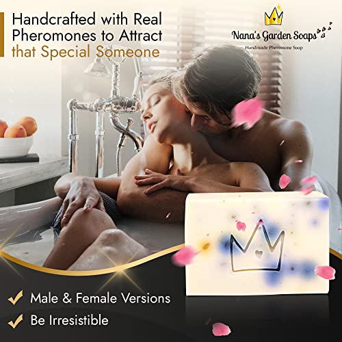 Nana's Garden Pheromone Body Cream + Soap Bar Combo 2oz/4oz Mens (AndrosteRone + AndrosteNone + Androstenol)