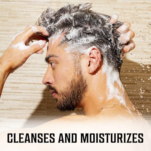 Viking Revolution Palo Santo Mens Shampoo and Conditioner Set with Biotin and Jojoba Oil - Natural Hair Shampoo and Hair Conditioner for Men with Vitamin B5 - Shampoo and Conditioner Set Men (17Oz)
