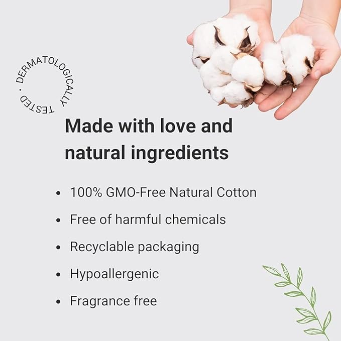 Veeda Natural Cotton Night Pads for Women - Overnight Heavy Flow Absorbent Ultra-Thin Feminine Pad - Hypoallergenic Period Pads with Wings - Unscented & Chlorine Free Sanitary Napkins - 24 Count