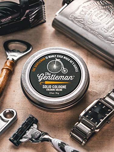 Walton Wood Farm Solid Cologne (The Gentleman) Citrus & Mahogany Scent Vegetarian-Friendly and Paraben-Free 2.5 oz