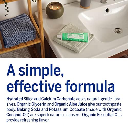 Dr. Bronner’s - All-One Toothpaste (Spearmint, 5 Ounce, 3-Pack)