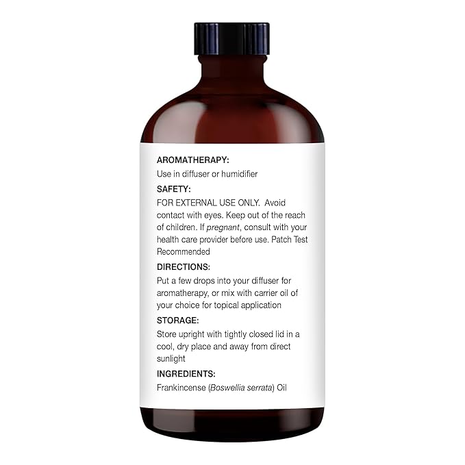 MAJESTIC PURE Frankincense Essential Oil with Glass Dropper | 100% Pure and Natural Frankincense Oil | Premium Grade Essential Oils for Diffusers, Skin, Aromatherapy, Massage | 3.4 Fl Oz