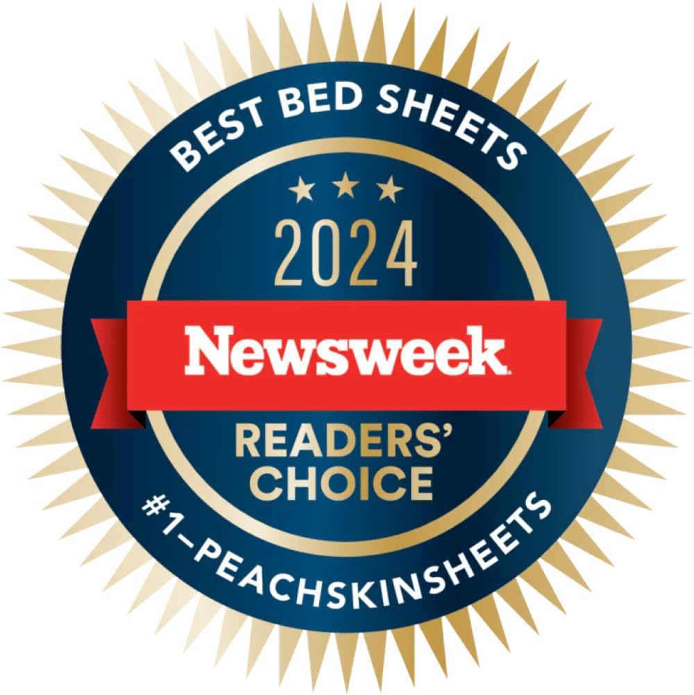PeachSkinSheets Classic White Sheet Set - 1500tc Level of Softness - Extra Soft Cooling Sheets for Hot Sleepers and Night Sweats - Regular King Size