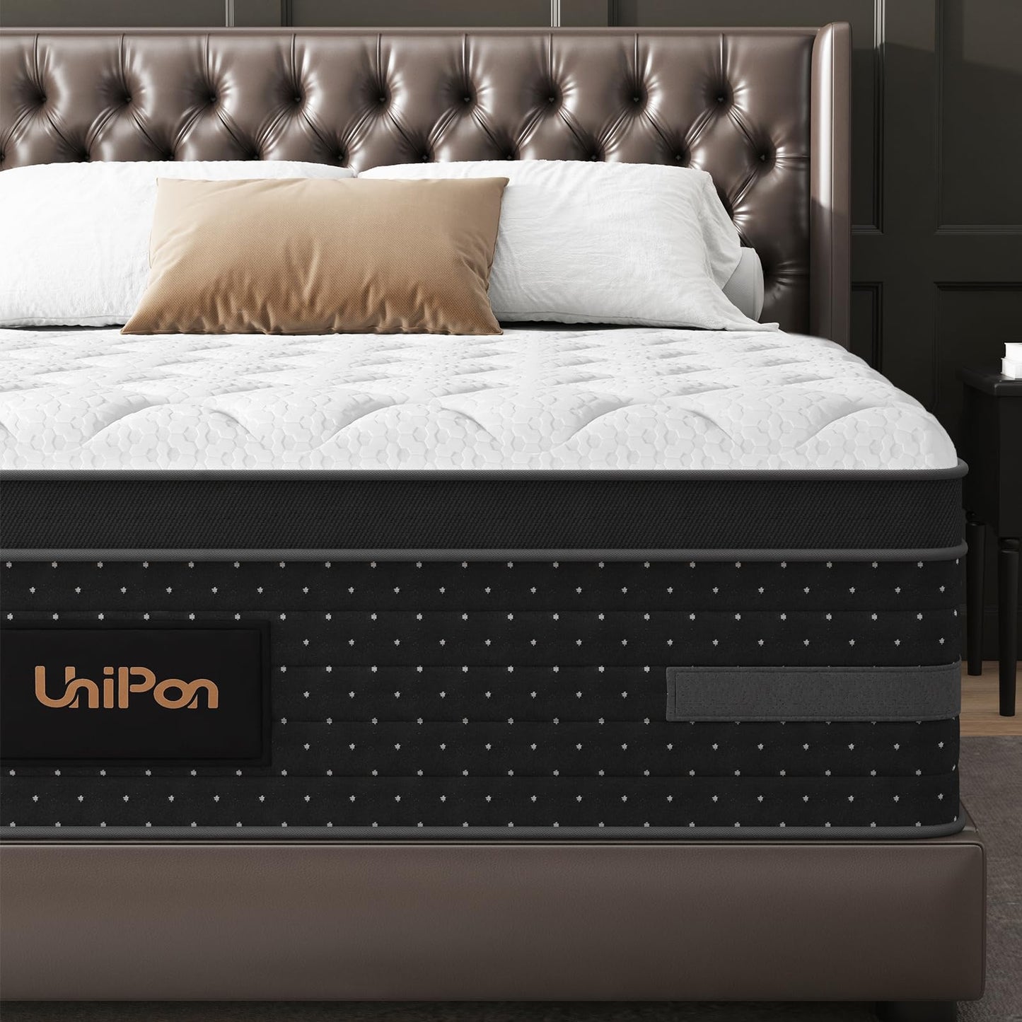 Queen Mattress 14 Inch-Premium Hybrid Mattresses in a Box with Air-Flow Individual Pocket Spring for Motion-Isolation & Pain Relief-Fiberglass Free Bed with 365 Night Trial, CertiPUR-US Certified