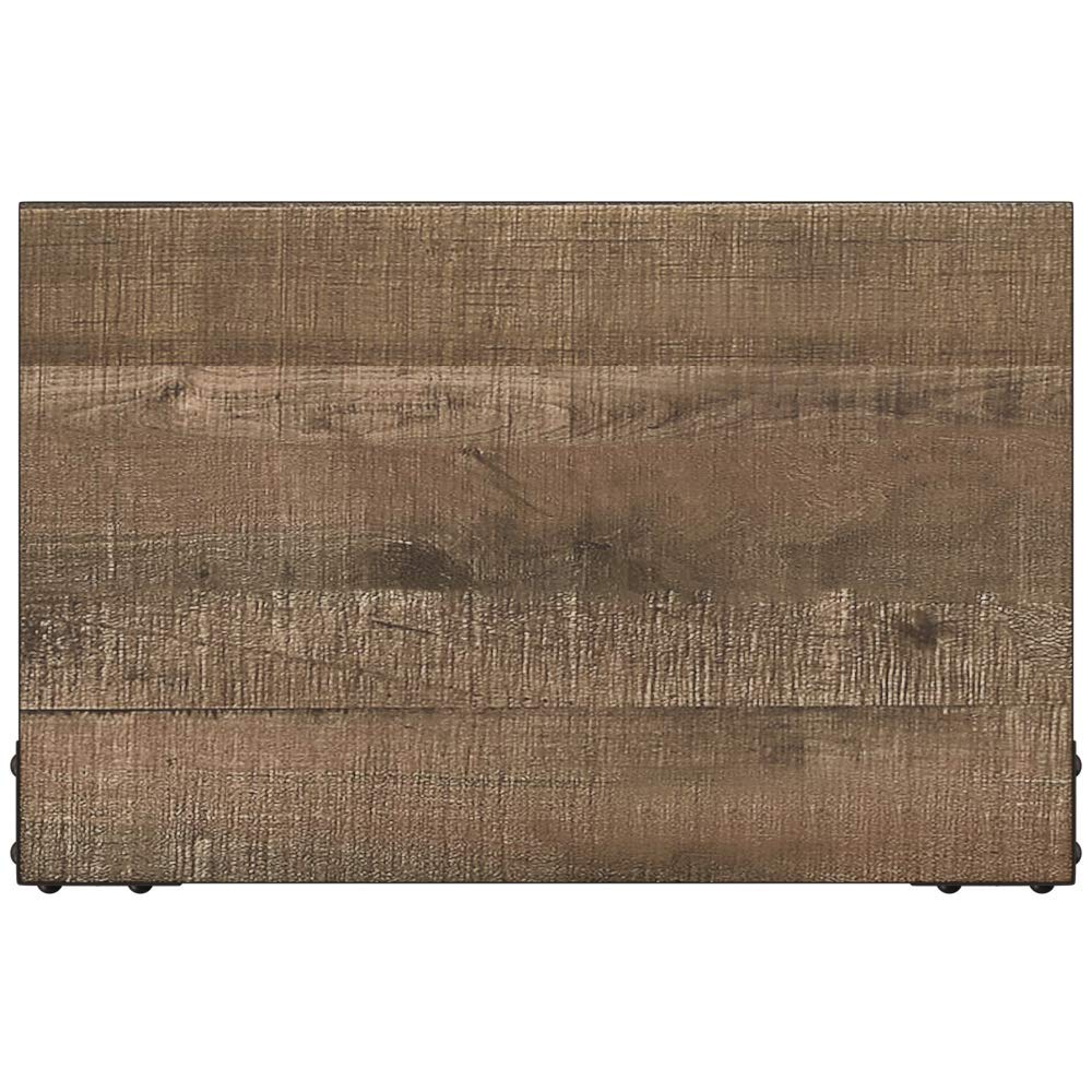 Signature Design by Ashley Trinell Rustic 2 Drawer Nightstand with USB Charging Stations, 29.65" Tall, Warm Brown