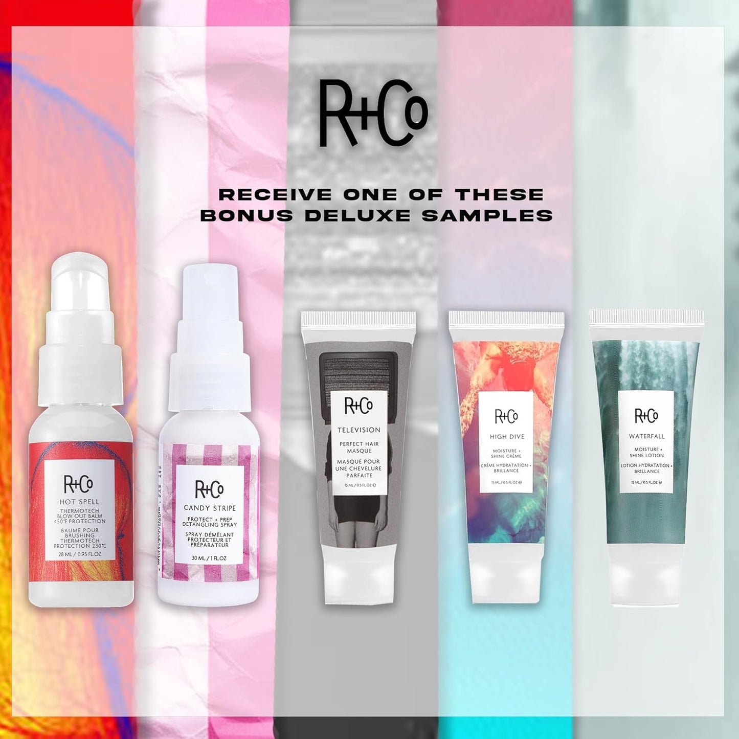 Gemstone Color Shampoo + Conditioner + Waterfall Deluxe Sample | Prolonged Color Vibrancy, Repairs + Nourishes Hair | Vegan + Cruelty-Free | 2 x 8.5 Oz + .05 Oz Deluxe Sample