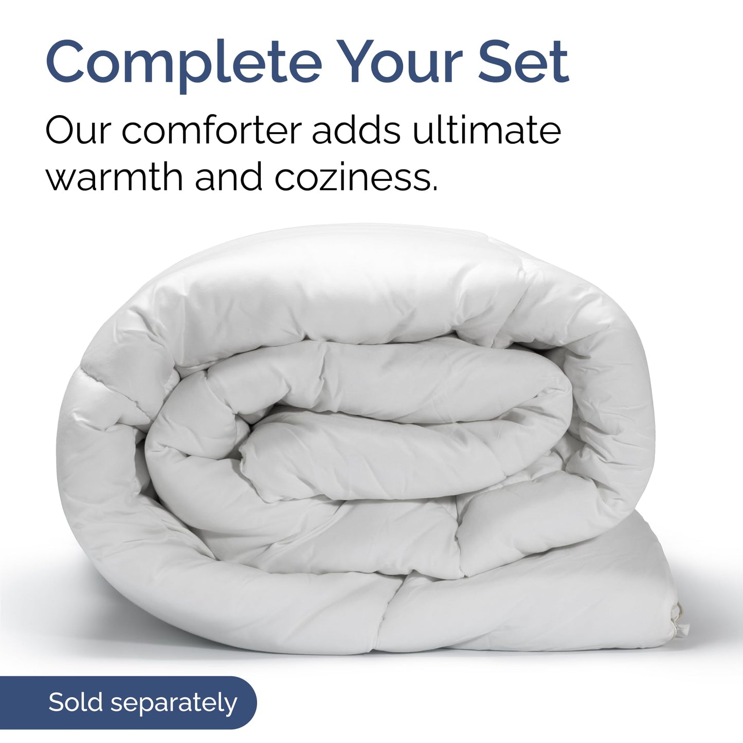 Extra Deep King Sheet Set - 6 Piece Breathable & Cooling Sheets - Hotel Luxury Bedding Set w/18-24 Inch Extra Deep Pockets - Easy & Secure Fit - Super Soft, Wrinkle Free and Comfy - White, King Size