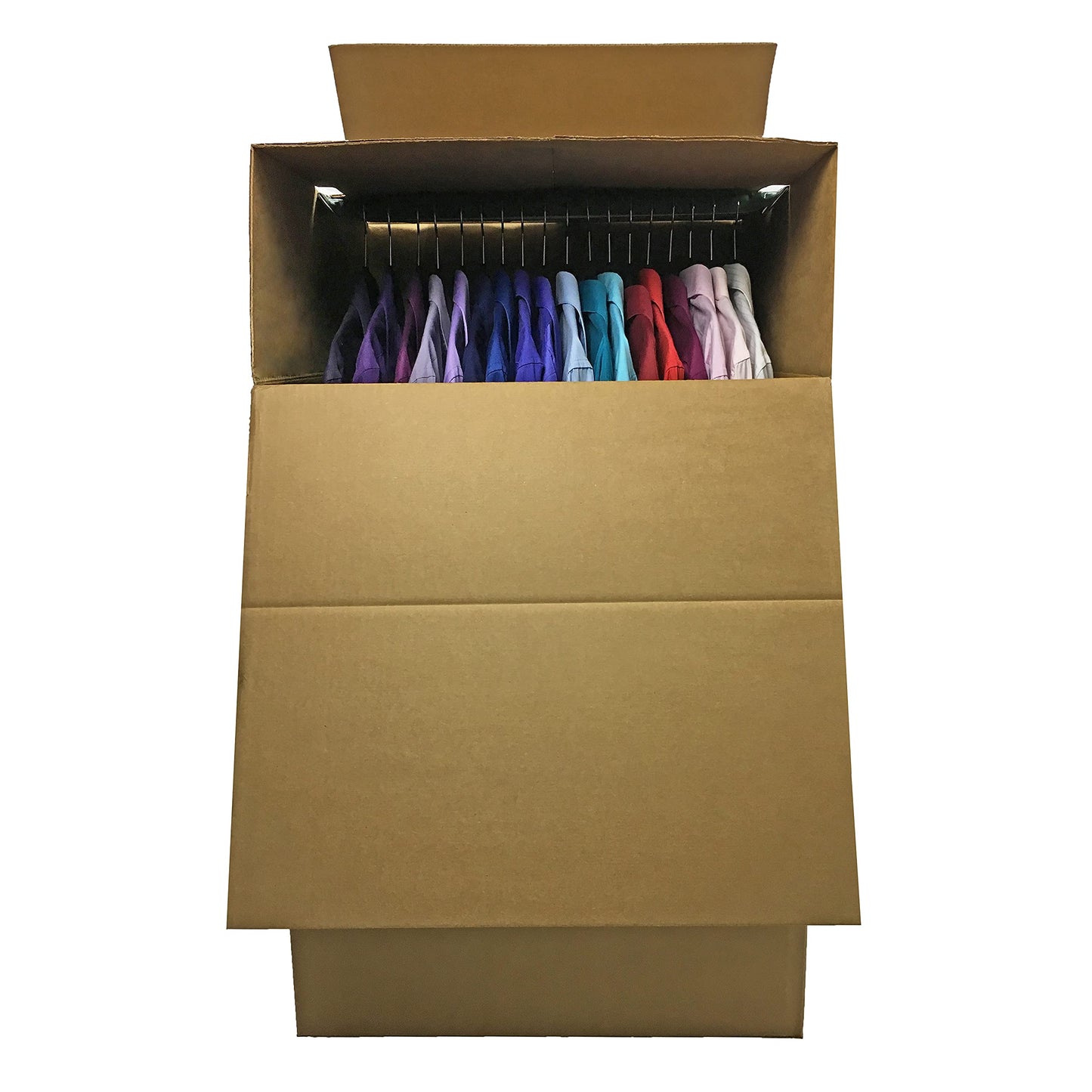 UOFFICE Moving Boxes Bundle, Wardrobe Boxes 4-Pack, Wardrobe Clothing Moving Boxes With Bar, Space Savers Wardrobe Boxes, Moving Boxes With Hanger, Wardrobe Moving Boxes