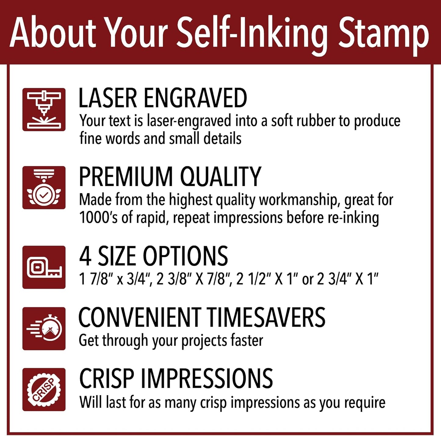 Return to Sender Office Stamp | 4 Different Sizes | 20 Designs | Multiple Color Options | Perfect for Quick Validation of Office Documents (Return to Sender, Xtra Large)