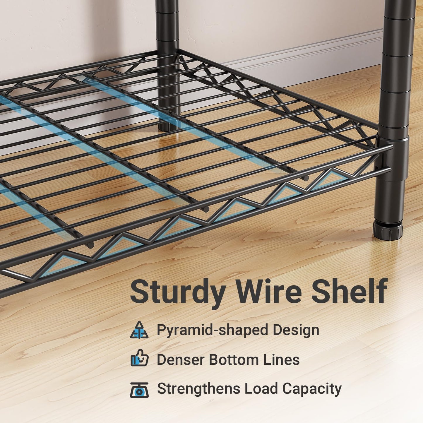 VIPEK V5C Portable Clothes Closet Wardrobe Bedroom Armoires Heavy Duty Covered Clothes Rack, Black Metal Clothing Rack with Grey Oxford Fabric Cover, Adjustable Custom Closet Rack 70.1"Lx17.3"Wx76.4"H