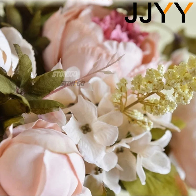 13-Head European Style Peony Bouquet