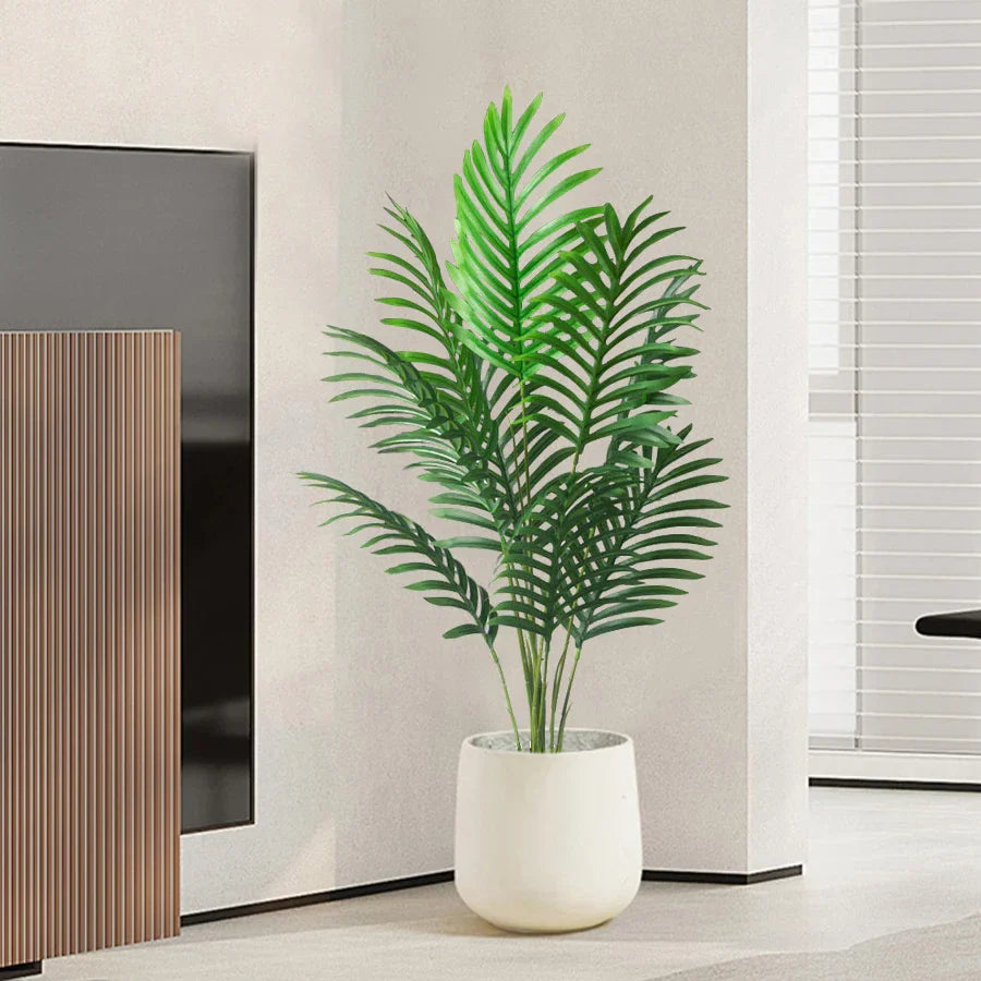 Large Artificial Palm Tree – Tropical Home Decor