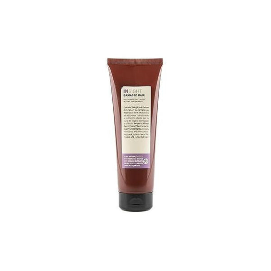 Clean Beauty Damaged Hair Restructuring Mask, Organic Wheat Germ Extract, Vegan, 8.45 fl oz