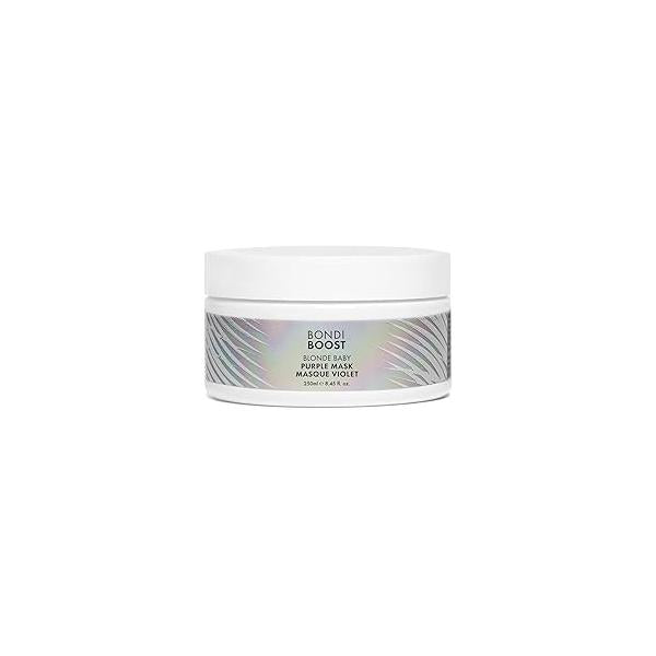 BONDIBOOST Blonde Baby Purple Mask [8.45 fl oz], Hair Treatment for Toning + Nourishing Hair, Brightening Hydrating Toner Color Repair Reduces Yellow Hue, Sulfate Free Formula
